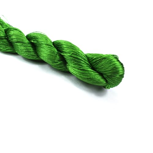 Stickgarn 1 Stück Seidenfaden Handstickerei Sticken Kreuzstich 400 m Seidenstickfaden //Blattstickerei/grüne Serie(6) von JIASHUNHE