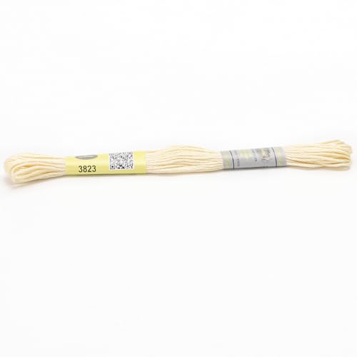 Stickgarn 12 Stränge mit 8,7 Yards doppelter merzerisierter Baumwollseide, Kreuzstich-Stickgarn, 22 Farben erhältlich(3823) von JIASHUNHE