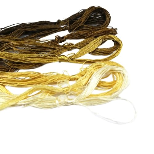 Stickgarn 8 Stück Faden-Seiden-Stickerei Spiraea Silk Line handbestickte Fäden(11) von JIASHUNHE