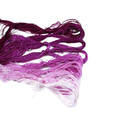 Stickgarn 8 Stück Faden-Seiden-Stickerei Spiraea Silk Line handbestickte Fäden(20) von JIASHUNHE