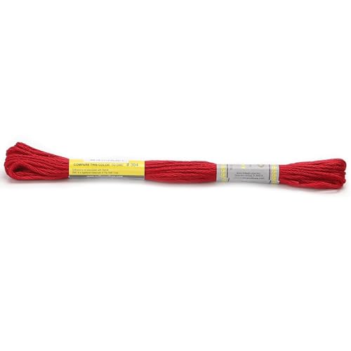 Stickgarn Diagrammspalte, 12 Stränge, 8 Meter, Sticktwist aus merzerisierter ägyptischer Baumwolle, Kreuzstichgarn, 23 Farben erhältlich(304) von JIASHUNHE