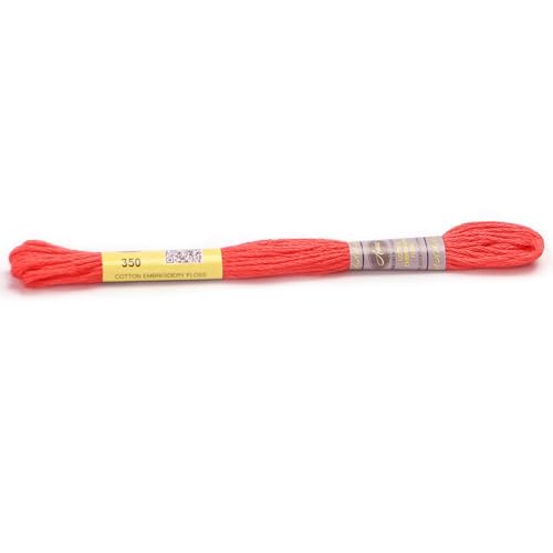 Stickgarn Diagrammspalte, 12 Stränge, 8 Meter, Sticktwist aus merzerisierter ägyptischer Baumwolle, Kreuzstichgarn, 23 Farben erhältlich(350) von JIASHUNHE