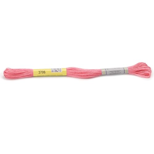 Stickgarn Diagrammspalte, 12 Stränge, 8 Meter, Sticktwist aus merzerisierter ägyptischer Baumwolle, Kreuzstichgarn, 23 Farben erhältlich(3706) von JIASHUNHE