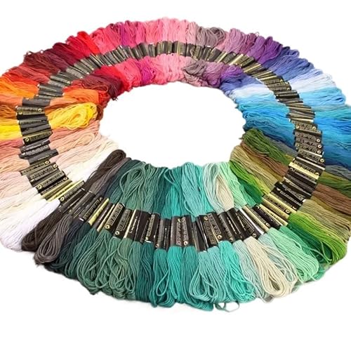 Stickgarn Kreuzstich-Stickgarn aus Baumwolle mit Zahnseide for Nähen(200 Color no repeat) von JIASHUNHE