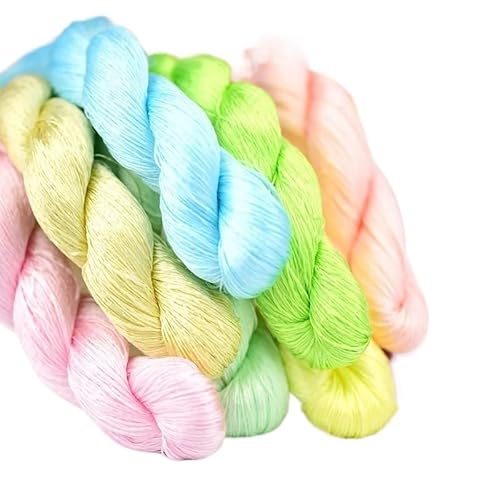 Stickgarn Seiden-Stickgarn, Floss-Garn, 16/2, Seiden-Artisan-Garn(Mixed colors,200 meter) von JIASHUNHE