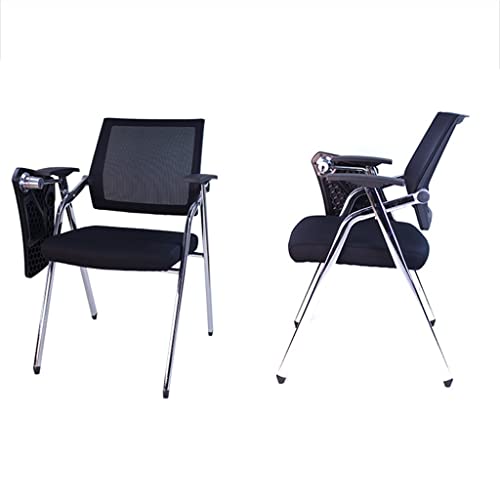 Büro Training Klappstühle Aluminium Klappstuhl Konferenzstühle Stuhl mit Schreibtafel Outdoor Tragbarer Faltstuhl für Zuhause Restaurant ( 4pcs) von JIAXI-HG
