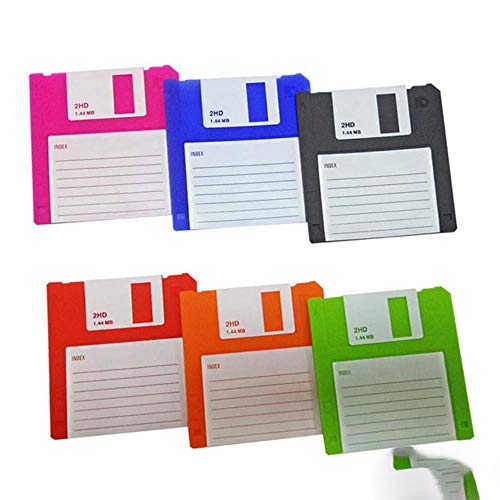 JIAYAN 6Pcs rutschfeste Silikon-Untersetzer Retro Floppy Disk Cup Mat Silikon-Untersetzer Creative Office Tea Table Mat, 6 PCS JIAYAN 6Pcs rutschfeste Silikon-Untersetzer Retro Floppy Disk Cup Mat Silikon-Untersetzer Creative Office Tea Table Mat, 6 PCS von JIAYAN