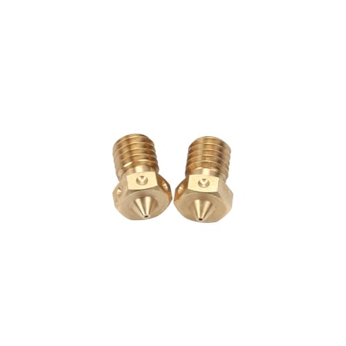 Werkzeug Kompatibel mit 2 Stück Super Qualität 3D-Druckerdüse V6 Düsen für 3D-Drucker Hotend 3D-Düse E3D Düsen Titan Kompatibel mit J-Kopf-Extruder 1,75 mm Fila(0.35mm) von JIAZWU