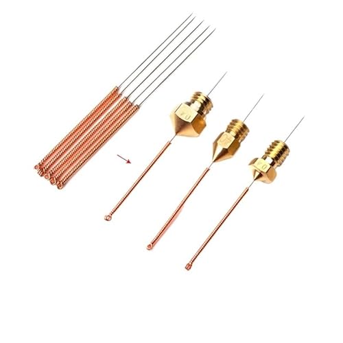 Werkzeug Kompatibel mit 20 Stück 3D-Druckerzubehör 0,3 x 25 mm/0,4 x 25 mm Werkzeug Biegsamer Bohrer zum Reinigen des 3D-Drucker-Hotends 0,4-mm-Düse Werkzeug Kompatibel mit 20 Stück 3D-Druckerzubehör 0,3 x 25 mm/0,4 x 25 mm Werkzeug Biegsamer Bohrer zum Reinigen des 3D-Drucker-Hotends 0,4-mm-Düse von JIAZWU