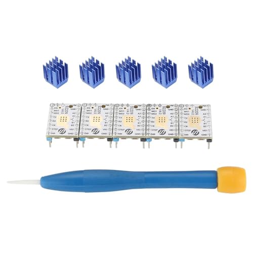 Werkzeug Kompatibel mit 5 Stück S2209 v4.0 Schrittmotortreiber Stepsticks Stummschaltungstreiber 256 Mikroschritte Strom 2,8 A Spitzenstrom 3D-Druckerteile VS TMC2208 von JIAZWU