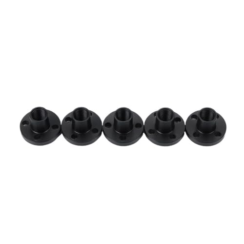 Werkzeug kompatibel mit Schraubmuttern 3D-Drucker Z-Achse Trapezmotor T8 Mutter Trapezförmige Schraubmutter POM Mutter Blei 1 mm 2 mm 4 mm 8 mm für Bleischraube(Lead 2mm) von JIAZWU