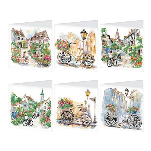 JICFDAO 6 Stück Diamond Painting Grußkarten 30x15cm Diamant Malerei Glückwunschkarte Dankeskarten mit Umschlägen Geburtstagskarten Set Jahrestag Karte Gute Besserung Karte für Freunde Familie Geschenk JICFDAO 6 Stück Diamond Painting Grußkarten 30x15cm Diamant Malerei Glückwunschkarte Dankeskarten mit Umschlägen Geburtstagskarten Set Jahrestag Karte Gute Besserung Karte für Freunde Familie Geschenk von JICFDAO