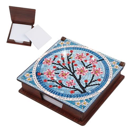 JICFDAO Blumen Diamond Painting Kleine Zettelbox 11x11cm Notizzettel Box mit 160 Blättern Notizblock-Box Notizen Kartensteckplätzen Cube Notiz Box Zettelkästchen für Notizpapier Pflaumenblüte JICFDAO Blumen Diamond Painting Kleine Zettelbox 11x11cm Notizzettel Box mit 160 Blättern Notizblock-Box Notizen Kartensteckplätzen Cube Notiz Box Zettelkästchen für Notizpapier Pflaumenblüte von JICFDAO