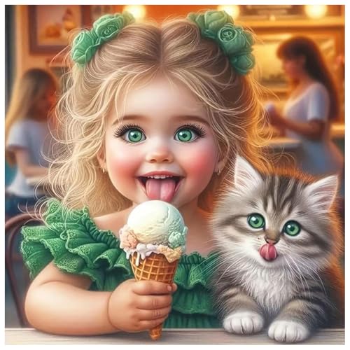 JICFDAO Diamond Painting Feen und Elfen 30x30cm Diamond Painting Katze Diamant Malerei Bilder Malen nach Zahlen Erwachsene Crystal Art Anfängerfreundlich Mosaikherstellung Bastelset für Haus Wanddeko JICFDAO Diamond Painting Feen und Elfen 30x30cm Diamond Painting Katze Diamant Malerei Bilder Malen nach Zahlen Erwachsene Crystal Art Anfängerfreundlich Mosaikherstellung Bastelset für Haus Wanddeko von JICFDAO