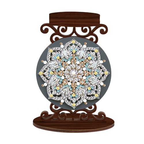 JICFDAO Diamond Painting Kerzenteller Holzplatte 10x13.5cm Diamant Malerei Kerzenhalter Kerzenleuchter Wood Candle Holder für Taufkerzen Kerzenständer für Party Hochzeits Tischdeko Heimdeko Mandala JICFDAO Diamond Painting Kerzenteller Holzplatte 10x13.5cm Diamant Malerei Kerzenhalter Kerzenleuchter Wood Candle Holder für Taufkerzen Kerzenständer für Party Hochzeits Tischdeko Heimdeko Mandala von JICFDAO