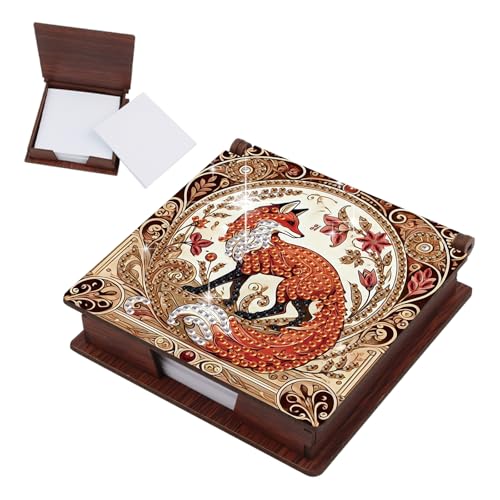 JICFDAO Diamond Painting Zettelbox 11x11cm Notizblock-Box Notizen mit 160 Blättern Notizzettel Box Haftnotizen Spender Kartensteckplätzen Cube Notiz Box Zettelkasten Büro Schreibtisch Zubehör Fuchs JICFDAO Diamond Painting Zettelbox 11x11cm Notizblock-Box Notizen mit 160 Blättern Notizzettel Box Haftnotizen Spender Kartensteckplätzen Cube Notiz Box Zettelkasten Büro Schreibtisch Zubehör Fuchs von JICFDAO