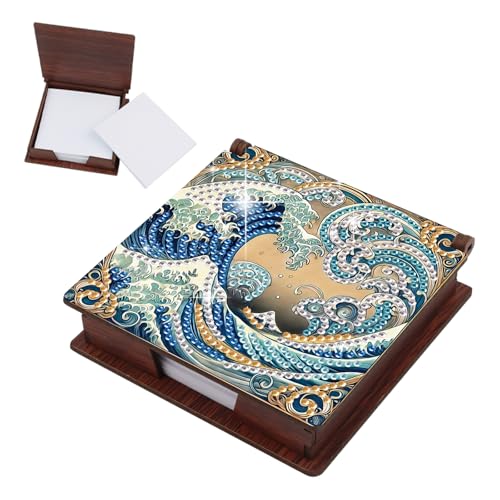 JICFDAO Diamond Painting Zettelbox mit 160 Blättern 11x11cm Kartensteckplätzen Cube Notiz Box Haftnotizen Halter Notizblock-Box Notizen Haftnotizen Halter Notizzettel Box Zettelkasten für Büro Wellen JICFDAO Diamond Painting Zettelbox mit 160 Blättern 11x11cm Kartensteckplätzen Cube Notiz Box Haftnotizen Halter Notizblock-Box Notizen Haftnotizen Halter Notizzettel Box Zettelkasten für Büro Wellen von JICFDAO