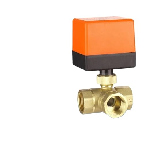 1 Stücke DN15/DN20/DN25 3-Wege-motorisiertes Kugelventil Drei-Wege-elektrische Steuerung Zwei-Wege AC 220 V LSD Werkzeug Plubing Disc Messing-Kugelventil(DN15,12V) von JIDKEINNH