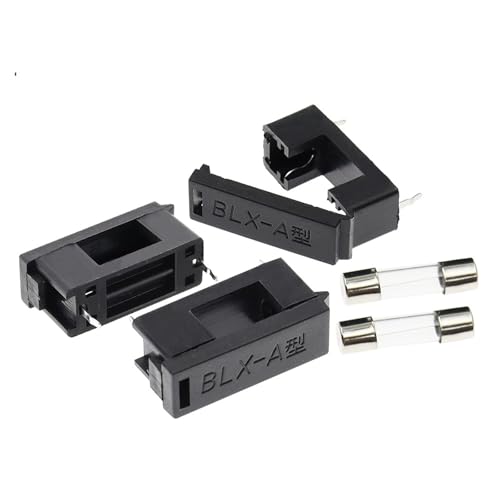 10 STÜCKE BLX-A 5 * 20 MM SCHWARZ GLAS SICHERUNGSHALTER 5 * 20 Versicherung Rohrsockel Sicherungshalter for 5X20 MM 5X20 Sicherung PCB BOARD(1.5A) von JIDKEINNH