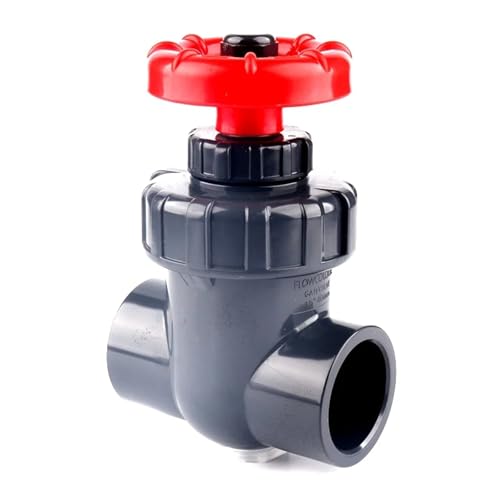 20~63 Mm U PVC-Kunststoff-Schieberventil Industrie-Sockeltyp Sanitär-Schleuse Schalter Kugelhahn Aquarium-Zubehör(Inner 25mm,White Color) von JIDKEINNH