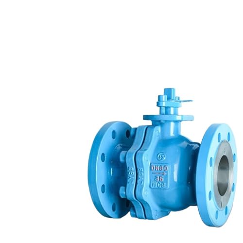 Kugelhahn Aus Edelstahl 304 Mit Harter Dichtung Und Schwimmendem Flansch, Ausgekleidet Mit Fluor, Q41H-16, Nationaler Standard, PTFE-ausgekleideter Schwimmerhahn Aus Stahlguss(Q41H-16C(DN65)) von JIDKEINNH