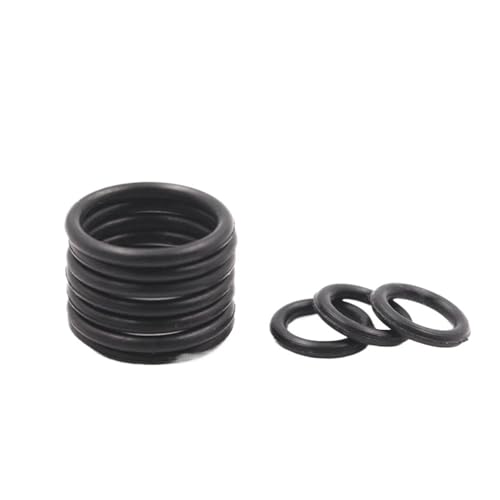 Oil Seal Thickness CS1.9/3.1/4mm Black FKM O-ring FPM Fluorine Rubber Sealing Gasket Elasticity Rubber Washer Ring Spot Wholesale(OD25xCS3.1-30pcs) von JIDKEINNH