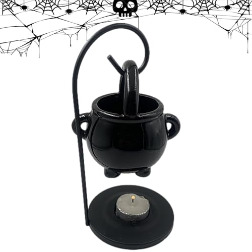 JIEBWCHA Aroma Diffusor Für Ätherische Öle - Hängender Kessel Ölbrenner Wachsbrenner, Duftlampe Ölbrenner Hexenkessel, Hexenkessel Ölbrenner, Duftlampe Teelicht Für Ätherische Öle von JIEBWCHA