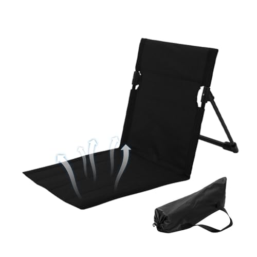 JIEBWCHA Klappbar Strandliegen Strandstuhl 37 * 39 * 42 cm Leichte Tragbare Strandliege Mit Fünf Verstellbaren Positionen Mit Aufbewahrungstasche Leicht Zu Reinigen Für Pool,Garten Terrasse von JIEBWCHA