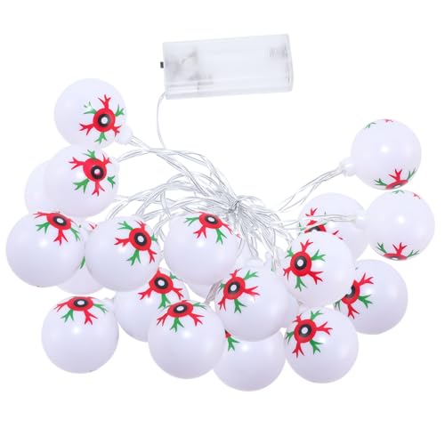 JIEBWCHA LED-Augen-Lichterkette,Dekorative Augen Lusterkette - Batteriebetriebene Deko Für Baum Fenster Garten Fensterbank Innenhof Wand von JIEBWCHA