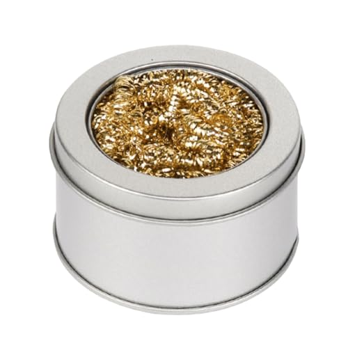 JIEBWCHA Lötkolben Reiniger - Lötzinn Spitzenverzinner Und Reiniger | Edelstahl Halter Für Messing Reinigung Verzinnen Elektronik Löten von JIEBWCHA