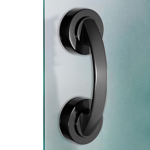 JIEBWCHA Saugnapfgriff | Türgriffstab Mit Griffhilfe Bohrfrei,Push-Pull-Hilfe Starker Vakuumhalter Bohrfrei Griffstange Wandhandlauf Für Küche Spiegel Schrank Kühlschrank Bad von JIEBWCHA