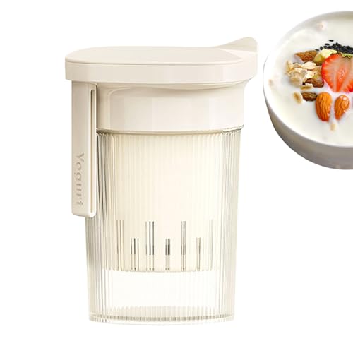 JIEBWCHA -Sieb Mit Deckel - Extrafeines Siebbeutel-Set für Käseherstellung &,Molke-Separator mit feinmaschigem Sieb-Beutel – Wiederverwendbares Küchenzubehör für Obst, Lebensmittel & Kaffee von JIEBWCHA