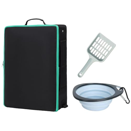 JIEBWCHA Tragbare Katzen-Toilette | Tragbare Reise Katzentoilette Für Katzen | Auslaufsicher Wasserdicht Leichte Transport-Toilette Mit Deckel Und Griff,Für Reisen Auto Hotelaufenthalte JIEBWCHA Tragbare Katzen-Toilette | Tragbare Reise Katzentoilette Für Katzen | Auslaufsicher Wasserdicht Leichte Transport-Toilette Mit Deckel Und Griff,Für Reisen Auto Hotelaufenthalte von JIEBWCHA