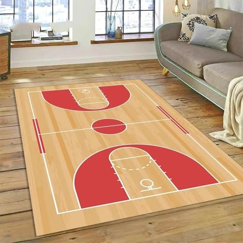 JIEDEDIAM 3D Flamme Basketballplatz Rahmen Teppich Cartoon Kinder Schlafzimmer Krabbelspiel Teppich Home Sofa Bereich Dekoration rutschfeste Fußmatte JIEDEDIAM 3D Flamme Basketballplatz Rahmen Teppich Cartoon Kinder Schlafzimmer Krabbelspiel Teppich Home Sofa Bereich Dekoration rutschfeste Fußmatte von JIEDEDIAM