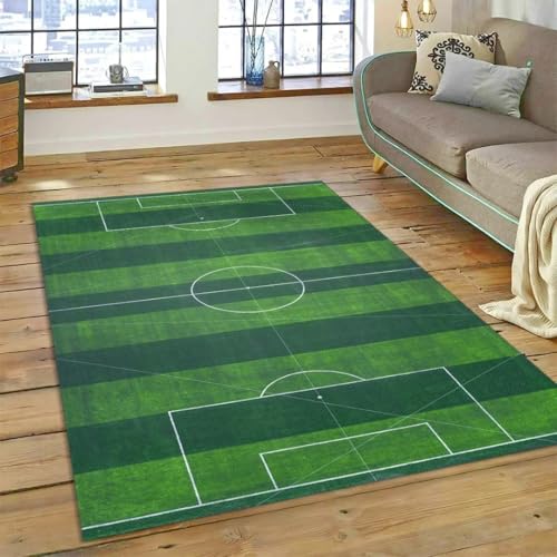 JIEDEDIAM 3D-Fußballfeld-Teppich, Schlafzimmer, Wohnzimmer, Flur, Heimdekoration, Kinderzimmer, Spielzimmer, Krabbel- und rutschfeste Bodenmatte, Geschenk JIEDEDIAM 3D-Fußballfeld-Teppich, Schlafzimmer, Wohnzimmer, Flur, Heimdekoration, Kinderzimmer, Spielzimmer, Krabbel- und rutschfeste Bodenmatte, Geschenk von JIEDEDIAM