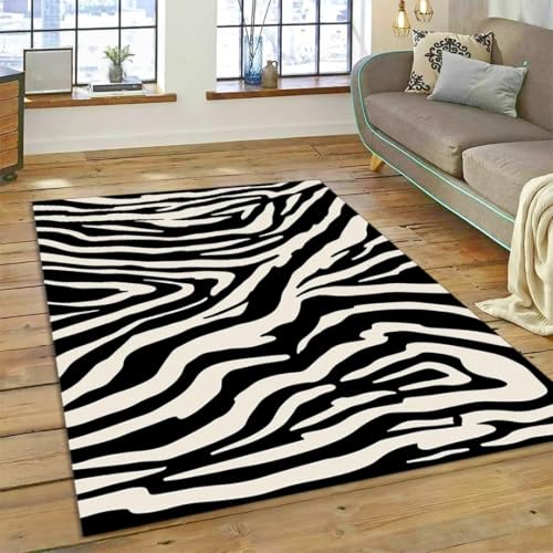 JIEDEDIAM 3D-Gedruckter bunter Zebrastreifen-Leoparden-Tiger-Teppich Modernes Schlafzimmer-Wohnzimmer-Kinder-Krabbelspielmatte-Fußmatte JIEDEDIAM 3D-Gedruckter bunter Zebrastreifen-Leoparden-Tiger-Teppich Modernes Schlafzimmer-Wohnzimmer-Kinder-Krabbelspielmatte-Fußmatte von JIEDEDIAM