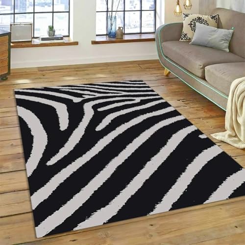JIEDEDIAM 3D-Gedruckter bunter Zebrastreifen-Leoparden-Tiger-Teppich Modernes Schlafzimmer-Wohnzimmer-Kinder-Krabbelspielmatte-Fußmatte JIEDEDIAM 3D-Gedruckter bunter Zebrastreifen-Leoparden-Tiger-Teppich Modernes Schlafzimmer-Wohnzimmer-Kinder-Krabbelspielmatte-Fußmatte von JIEDEDIAM