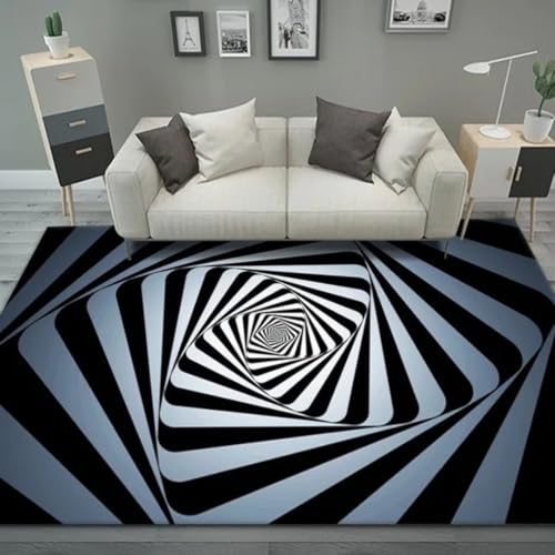 JIEDEDIAM 3D-Gedruckter visueller Schwindel-geometrischer Fallenteppich, Wohnzimmer-Schlafzimmer-Nachttischmatte, waschbare große weiche Bodenmatte JIEDEDIAM 3D-Gedruckter visueller Schwindel-geometrischer Fallenteppich, Wohnzimmer-Schlafzimmer-Nachttischmatte, waschbare große weiche Bodenmatte von JIEDEDIAM