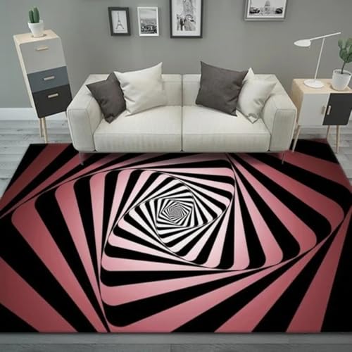 JIEDEDIAM 3D-Gedruckter visueller Schwindel-geometrischer Fallenteppich, Wohnzimmer-Schlafzimmer-Nachttischmatte, waschbare große weiche Bodenmatte JIEDEDIAM 3D-Gedruckter visueller Schwindel-geometrischer Fallenteppich, Wohnzimmer-Schlafzimmer-Nachttischmatte, waschbare große weiche Bodenmatte von JIEDEDIAM