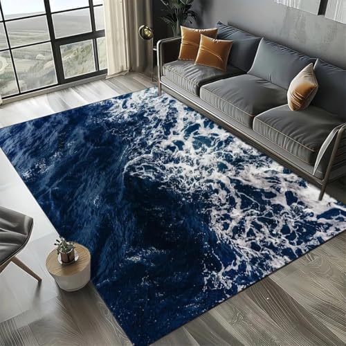 JIEDEDIAM 3D Ozean Thema Meer Wasser Wellen Strand Sand Teppich, Kinder Spiel Spielmatte Wohnzimmer Balkon Baby Krabbelmatte JIEDEDIAM 3D Ozean Thema Meer Wasser Wellen Strand Sand Teppich, Kinder Spiel Spielmatte Wohnzimmer Balkon Baby Krabbelmatte von JIEDEDIAM