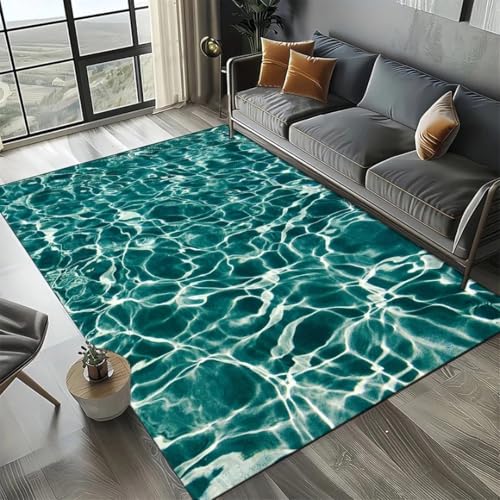 JIEDEDIAM 3D Ozean Thema Meer Wasser Wellen Strand Sand Teppich, Kinder Spiel Spielmatte Wohnzimmer Balkon Baby Krabbelmatte JIEDEDIAM 3D Ozean Thema Meer Wasser Wellen Strand Sand Teppich, Kinder Spiel Spielmatte Wohnzimmer Balkon Baby Krabbelmatte von JIEDEDIAM