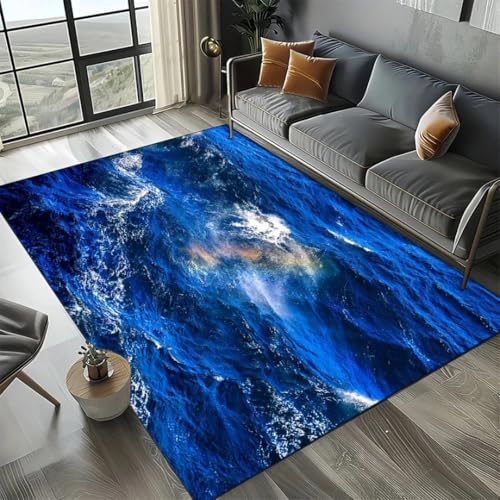 JIEDEDIAM 3D Ozean Thema Meer Wasser Wellen Strand Sand Teppich, Kinder Spiel Spielmatte Wohnzimmer Balkon Baby Krabbelmatte JIEDEDIAM 3D Ozean Thema Meer Wasser Wellen Strand Sand Teppich, Kinder Spiel Spielmatte Wohnzimmer Balkon Baby Krabbelmatte von JIEDEDIAM