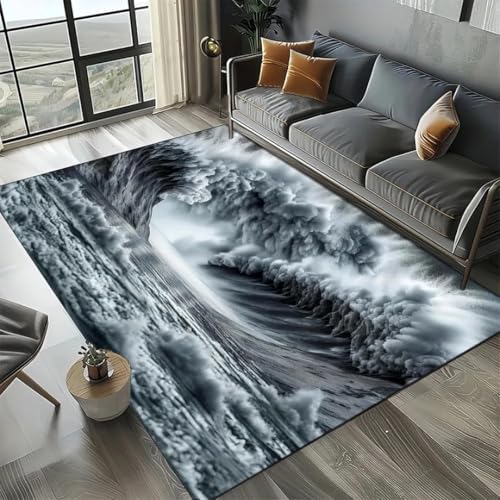 JIEDEDIAM 3D Ozean Thema Meer Wasser Wellen Strand Sand Teppich, Kinder Spiel Spielmatte Wohnzimmer Balkon Baby Krabbelmatte JIEDEDIAM 3D Ozean Thema Meer Wasser Wellen Strand Sand Teppich, Kinder Spiel Spielmatte Wohnzimmer Balkon Baby Krabbelmatte von JIEDEDIAM