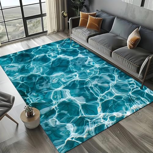 JIEDEDIAM 3D Ozean Thema Meer Wasser Wellen Strand Sand Teppich, Kinder Spiel Spielmatte Wohnzimmer Balkon Baby Krabbelmatte JIEDEDIAM 3D Ozean Thema Meer Wasser Wellen Strand Sand Teppich, Kinder Spiel Spielmatte Wohnzimmer Balkon Baby Krabbelmatte von JIEDEDIAM