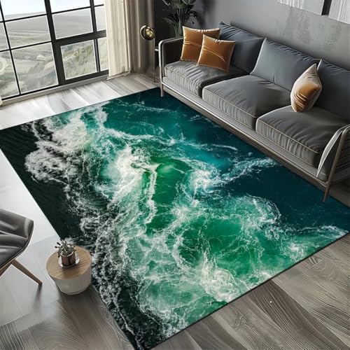 JIEDEDIAM 3D Ozean Thema Meer Wasser Wellen Strand Sand Teppich, Kinder Spiel Spielmatte Wohnzimmer Balkon Baby Krabbelmatte JIEDEDIAM 3D Ozean Thema Meer Wasser Wellen Strand Sand Teppich, Kinder Spiel Spielmatte Wohnzimmer Balkon Baby Krabbelmatte von JIEDEDIAM