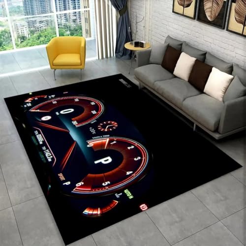 JIEDEDIAM 3D-Rennwagen-Armaturenbrett-Teppich für den Kinderbereich, Krabbelmatte, Gamer-Wohnzimmer-Schlafzimmer-Dekoration, Eingangstürmatte JIEDEDIAM 3D-Rennwagen-Armaturenbrett-Teppich für den Kinderbereich, Krabbelmatte, Gamer-Wohnzimmer-Schlafzimmer-Dekoration, Eingangstürmatte von JIEDEDIAM