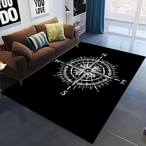 JIEDEDIAM 3D-Retro-Kompass-Weltkarte Teppich für Wohnzimmer Schlafzimmer Sofa Dekoration Küche Fußmatte Kinder Spiel Krabbelmatte JIEDEDIAM 3D-Retro-Kompass-Weltkarte Teppich für Wohnzimmer Schlafzimmer Sofa Dekoration Küche Fußmatte Kinder Spiel Krabbelmatte von JIEDEDIAM