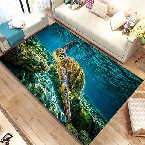 JIEDEDIAM 3D Unterwasserwelt Fischkoralle Wohnzimmer Dekoration Schlafzimmer Sofa Couchtisch Bodenmatte Kinderzimmer Spiel Krabbelmatte Waschbar JIEDEDIAM 3D Unterwasserwelt Fischkoralle Wohnzimmer Dekoration Schlafzimmer Sofa Couchtisch Bodenmatte Kinderzimmer Spiel Krabbelmatte Waschbar von JIEDEDIAM