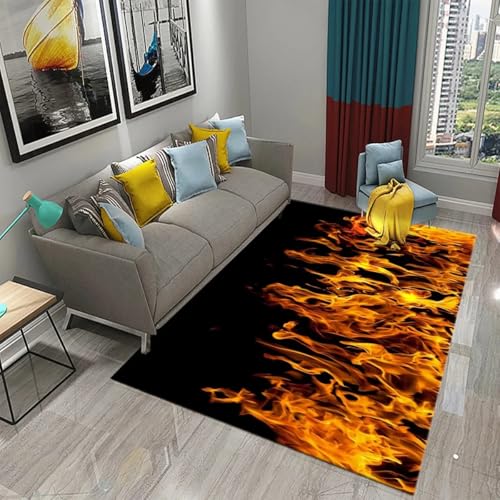 JIEDEDIAM Cooler Teppich mit Yin-Yang-EIS- und Feuer-Motiv, geeignet für Wohnzimmer, Sofa, Couchtisch, Schlafzimmer, Nachttisch, Bodenmatte, Flur, Heim-Arbeitsmatte JIEDEDIAM Cooler Teppich mit Yin-Yang-EIS- und Feuer-Motiv, geeignet für Wohnzimmer, Sofa, Couchtisch, Schlafzimmer, Nachttisch, Bodenmatte, Flur, Heim-Arbeitsmatte von JIEDEDIAM