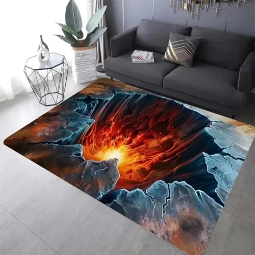 JIEDEDIAM Kreative Traumleiter Wüstenriss Wasser Design 3D Teppich Schlafzimmer Strand Stil rutschfeste Fußmatte Wohnzimmer Dekoration JIEDEDIAM Kreative Traumleiter Wüstenriss Wasser Design 3D Teppich Schlafzimmer Strand Stil rutschfeste Fußmatte Wohnzimmer Dekoration von JIEDEDIAM
